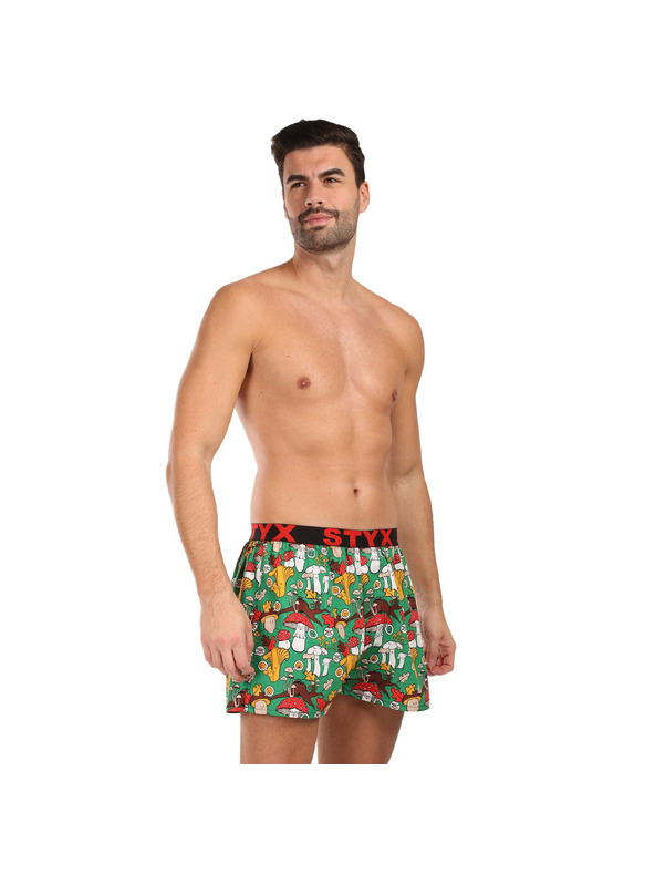 Styx Set od tri - muške gaće Styx art sportski elastični gumeni pojas višebojne