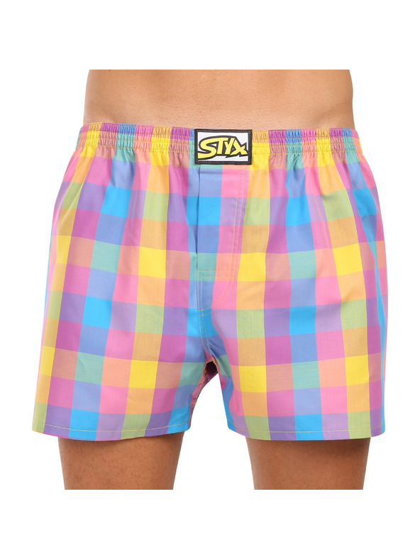 Styx Muške kratke hlače Styx classic gumene oversized višebojne