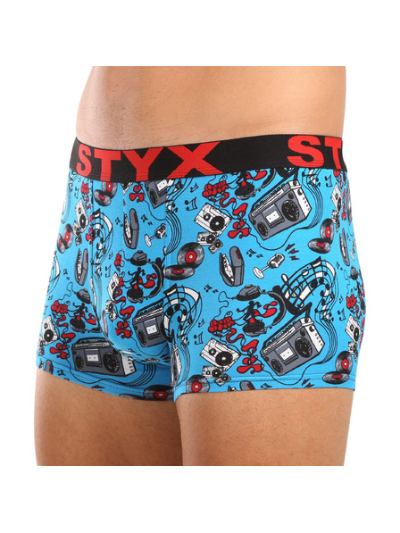 Styx Muške bokserice Styx art sportska guma nadveličina glazba