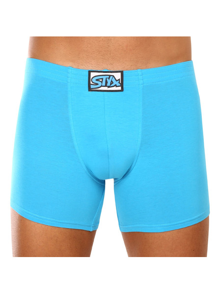 Styx Set od tri - muške bokserice Styx long klasična guma svjetlosno plava