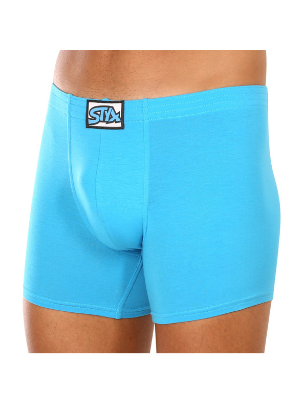 Styx Set od tri - muške bokserice Styx long klasična guma svjetlosno plava