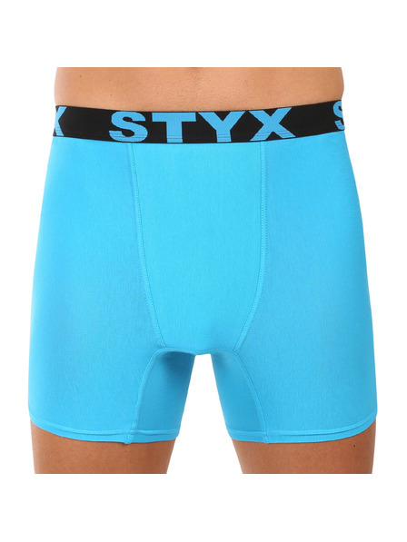 Styx Muške bokserice Styx long sportska guma svjetlosno plava