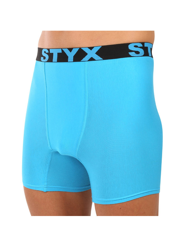 Styx Muške bokserice Styx long sportska guma svjetlosno plava