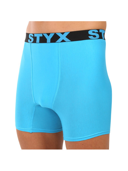 Styx Muške bokserice Styx long sportska guma svjetlosno plava