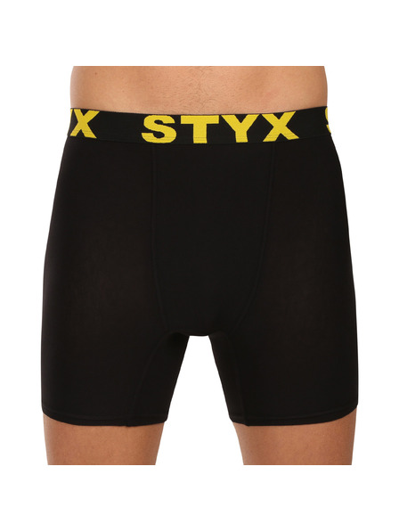 Styx Muške bokserice Styx long sportska guma crne