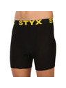 Styx Muške bokserice Styx long sportska guma crne