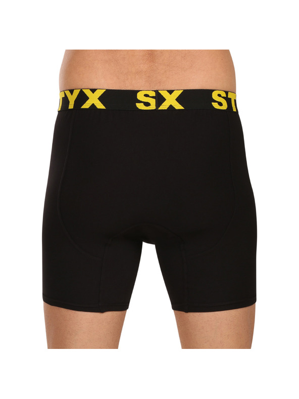Styx Muške bokserice Styx long sportska guma crne