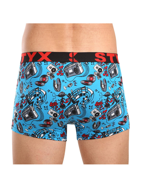 Styx Muške bokserice Styx art sportska guma glazba
