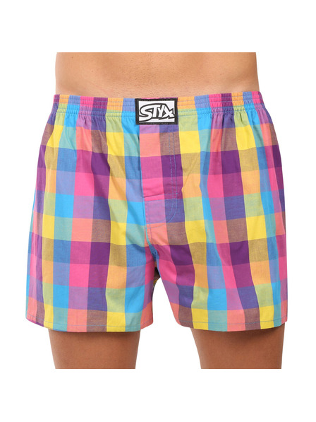 Styx Muške kratke hlače Styx classic gumene oversized višebojne
