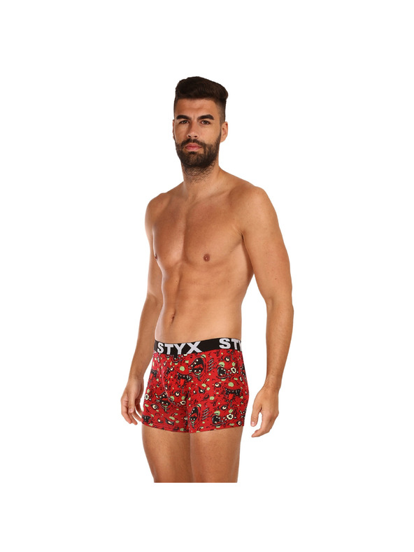 Styx Komplet od tri - muške boxer gaćice Styx long art sportska guma višebojne