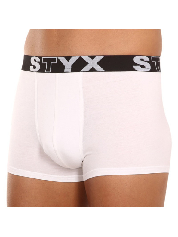 Styx Set od tri - muške bokserice Styx sportska guma bijele