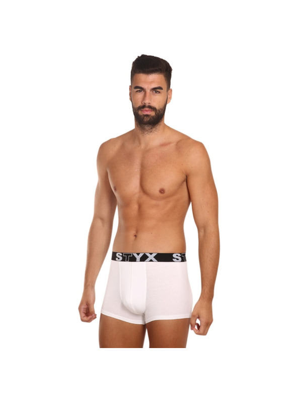 Styx Set od tri - muške bokserice Styx sportska guma bijele