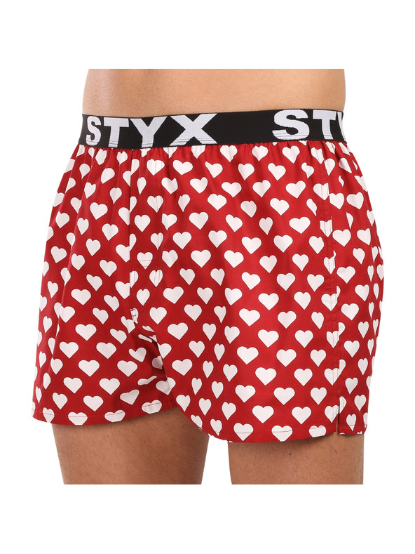 Styx Muške kratke hlače Styx art sportska guma srcica