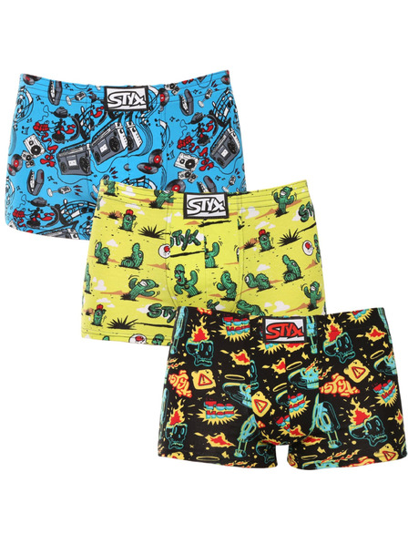 Styx Set od tri - muške bokserice Styx art klasicna guma visebarjne