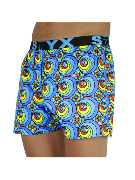 Styx Muške kratke hlače Styx art sportska guma krugovi