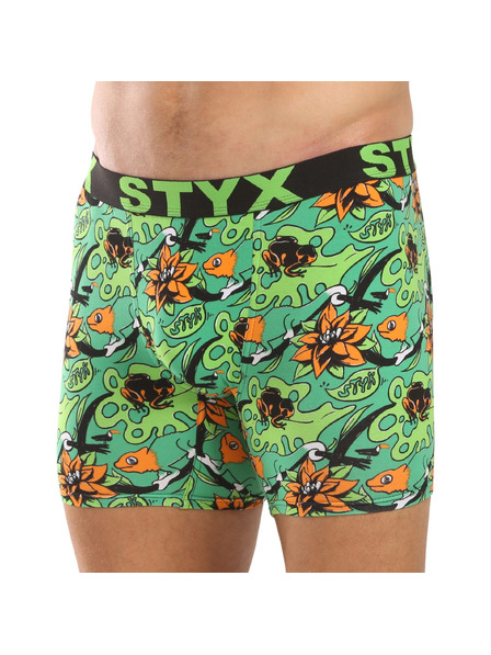 Styx Muške bokserice Styx long art sportska guma tropic