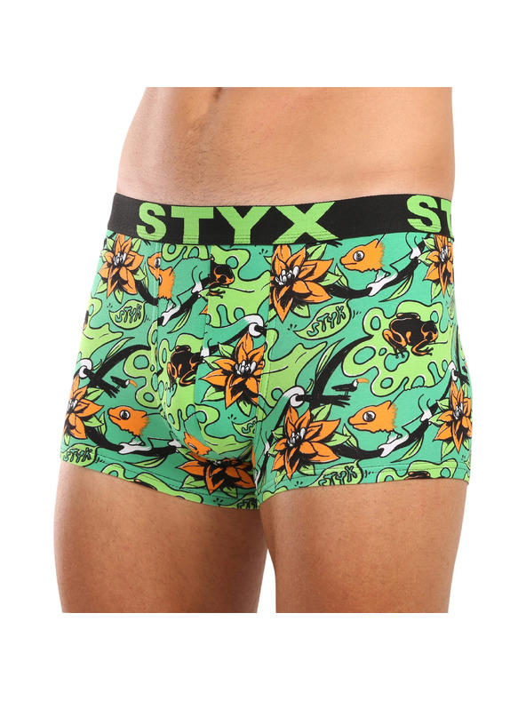 Styx Muške bokserice Styx art sportska guma tropic