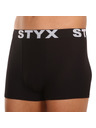 Styx Muške boxer gaćice Styx sportska guma crne