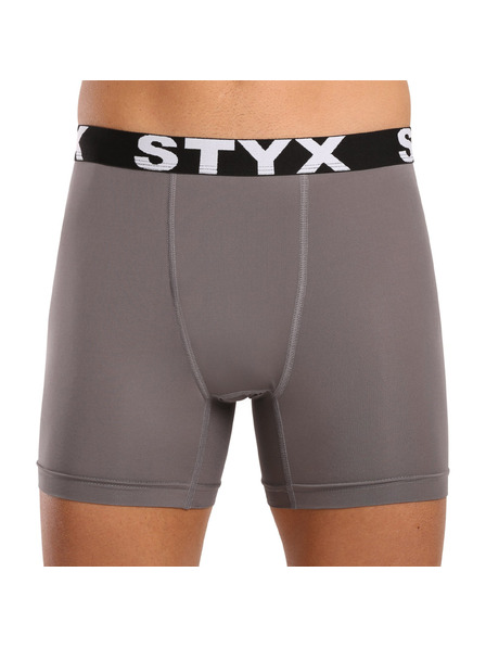 Styx Muške funkcionalne bokserice Styx tamno sive