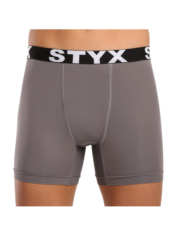 Styx Muške funkcionalne bokserice Styx tamno sive