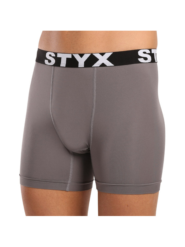 Styx Muške funkcionalne bokserice Styx tamno sive