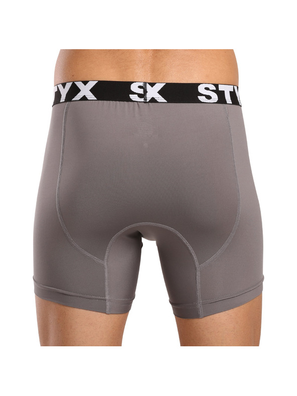 Styx Muške funkcionalne bokserice Styx tamno sive