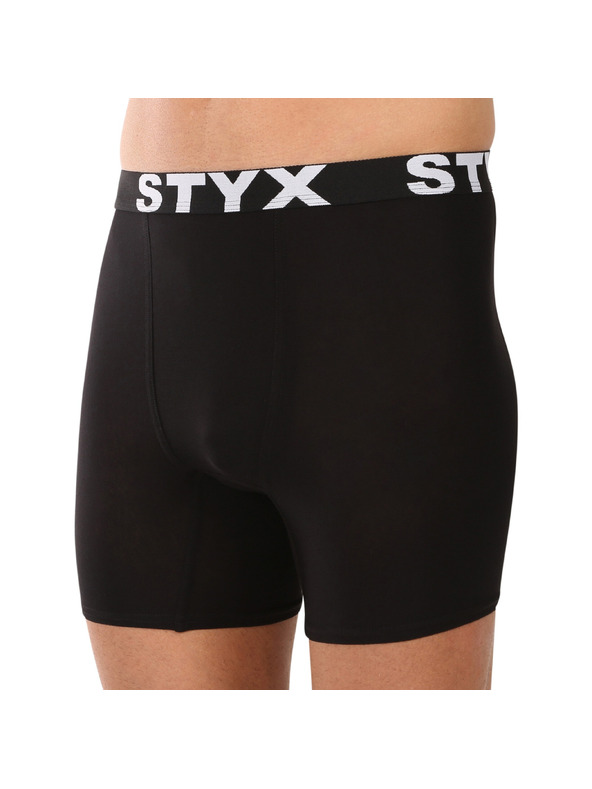 Styx Set od tri - muške bokserice Styx long sportska guma crne