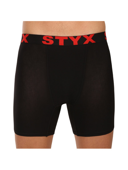 Styx Muške bokserice Styx long sportska guma crne