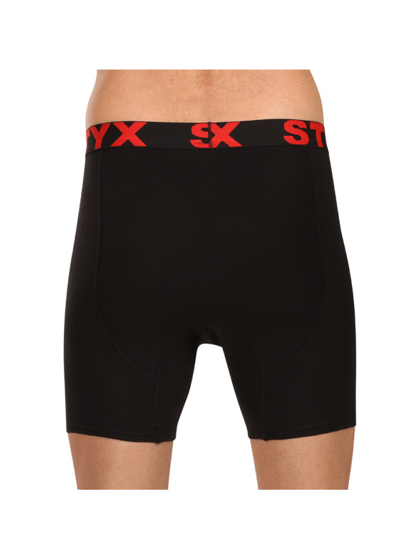 Styx Muške bokserice Styx long sportska guma crne