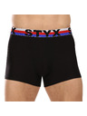 Styx Set od tri - muške bokserice Styx sportska guma crne trikolora