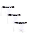 Styx Set od tri - muške bokserkice Styx sportski elastični pojas plus size bijele
