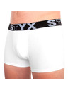 Styx Set od tri - muške bokserkice Styx sportski elastični pojas plus size bijele