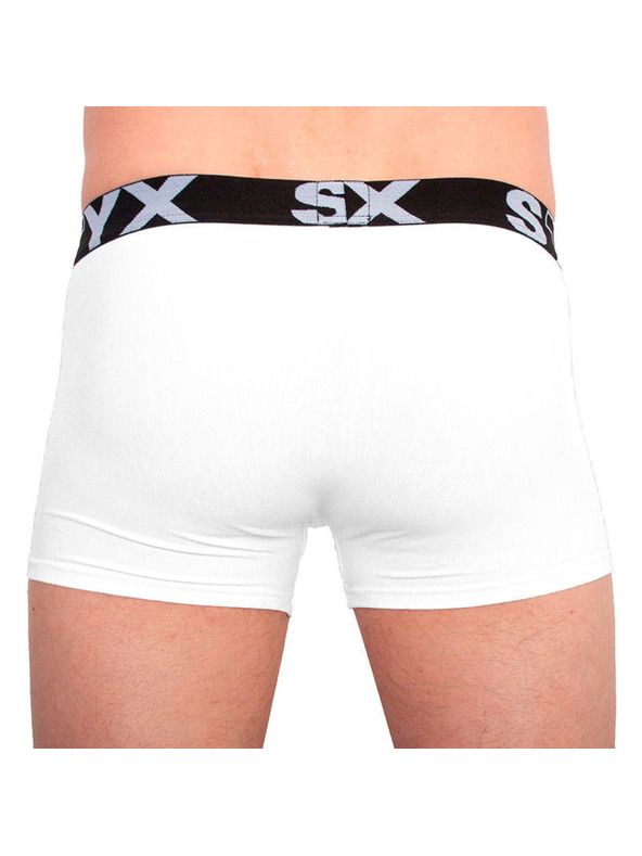 Styx Set od tri - muške bokserkice Styx sportski elastični pojas plus size bijele