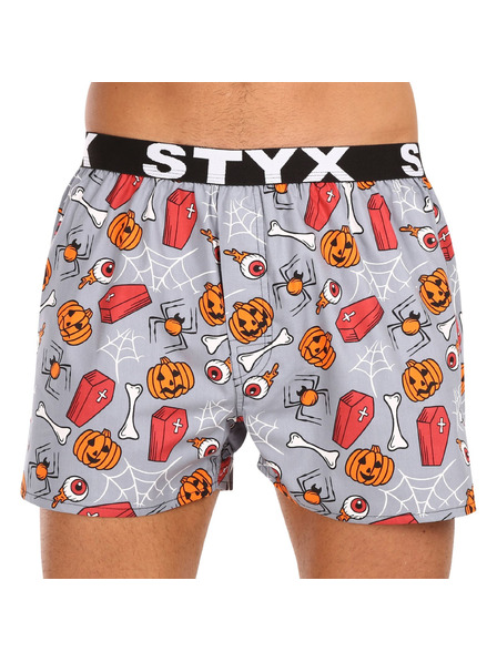 Styx Muške gaće Styx art sportski elastični pojas Halloween lijesovi