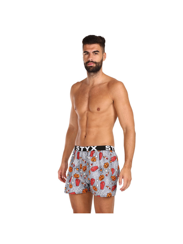 Styx Muške gaće Styx art sportski elastični pojas Halloween lijesovi