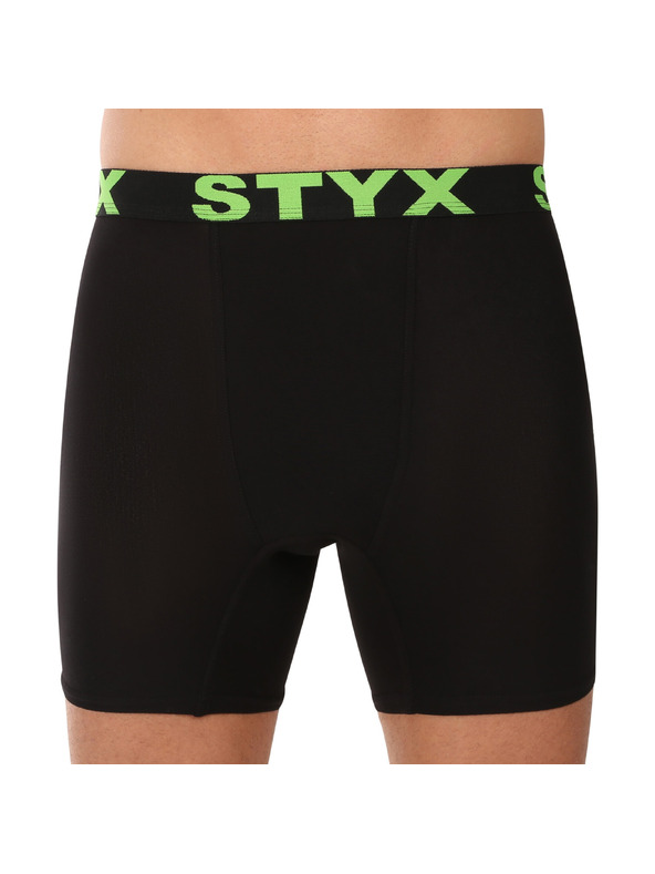 Styx Muške bokserice Styx long sportska guma crne
