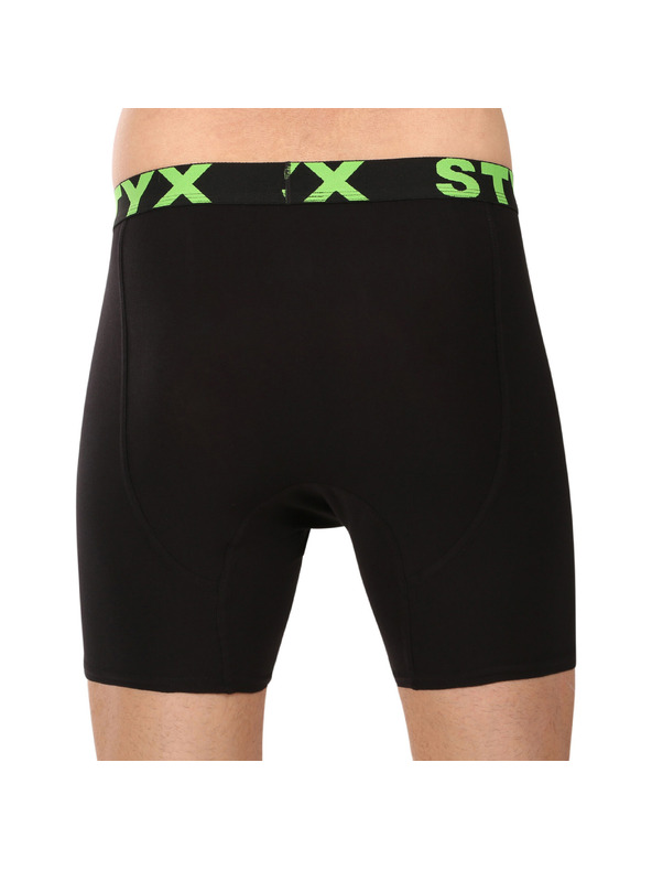 Styx Muške bokserice Styx long sportska guma crne