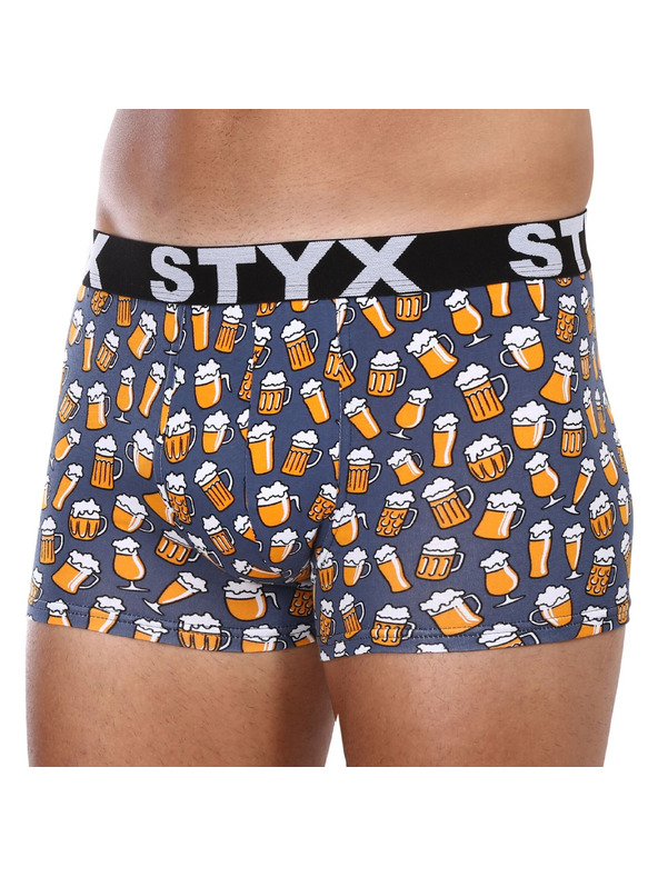 Styx Kompletan od šest - muške boksarice Styx art sportski elastičan pojas šarene