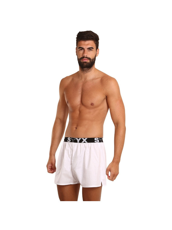 Styx Set od tri - muške gaće Styx sportski elastični pojas bijele