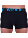 Styx Set od pet - muške bokserkice Styx sportski elastični pojas plus size šarene