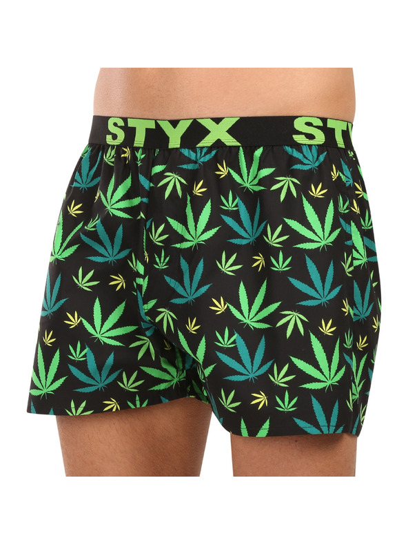 Styx Muške gaće Styx art sportski elastični pojas trava