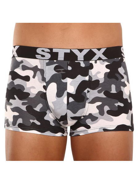 Styx Muške bokserkice Styx art sportski elastični pojas plus size kamuflaža