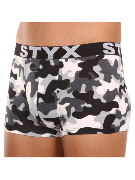 Styx Muške bokserkice Styx art sportski elastični pojas plus size kamuflaža