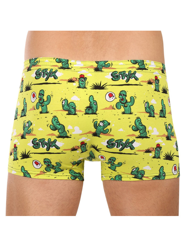 Styx Muške bokserkice Styx art klasični elastični pojas kaktuski