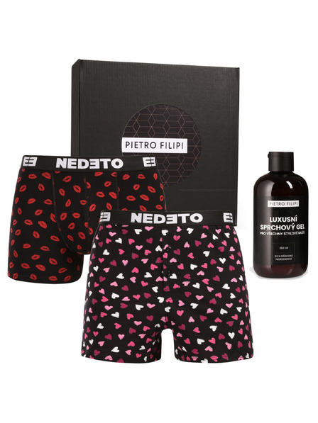 Nedeto Muška darovana kutija gaće i bokserkice Nedeto i gel za tuširanje Pietro Filipi