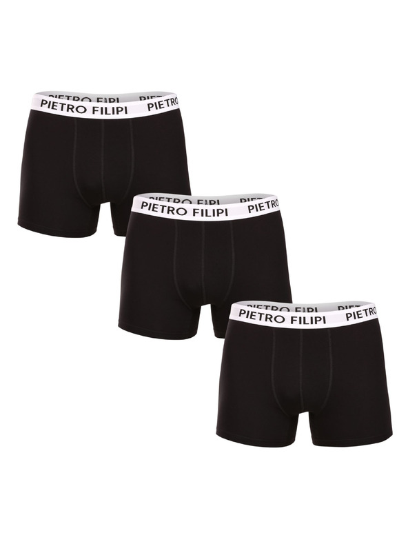 Pietro Filipi Muški poklon set Set od tri - bokserice i Set od tri - bijele sportske čarape Pietro Filipi