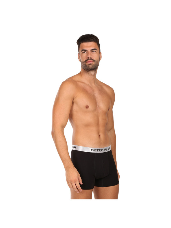 Pietro Filipi Muški poklon set Set od dva - bokserice Metalic i kozmetika Pietro Filipi