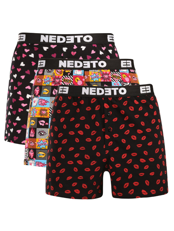 Nedeto Set od tri - muške gaće Nedeto Valentýn višebojne