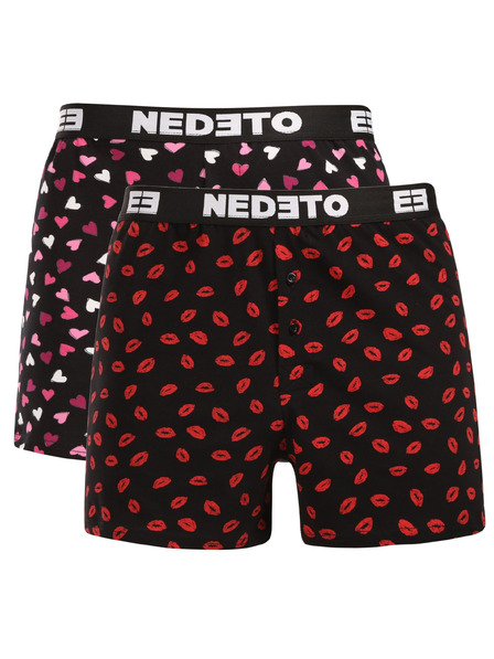 Nedeto Set od dva - muške gaće Nedeto Kiss and Hearts višebojne