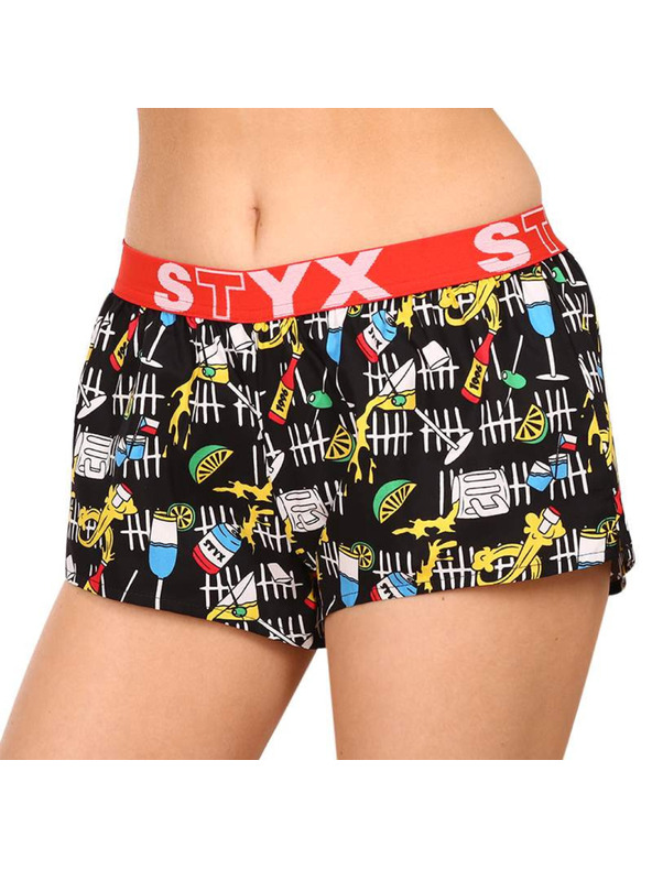 Styx Ženske kratke hlače Styx art sportska gumena zabava